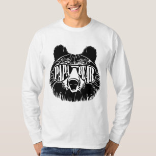 Papa Bear Sunglasses Father's Day Dad Grandpa T-Shirt
