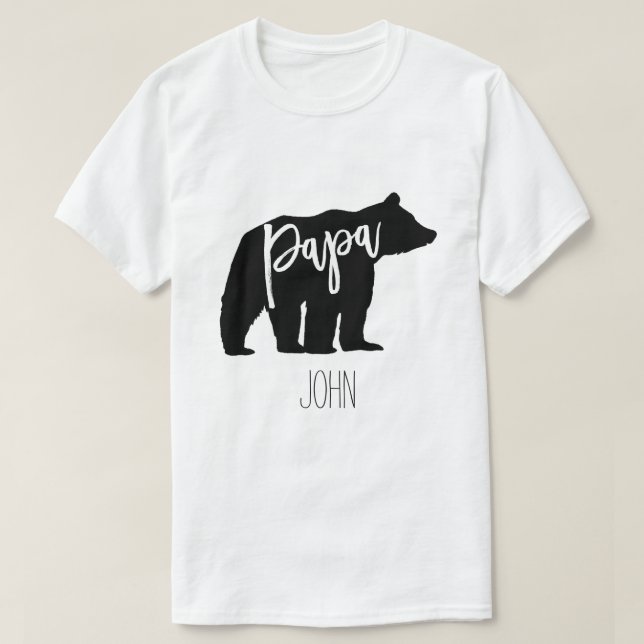Papa Bear T-Shirt (Design Front)