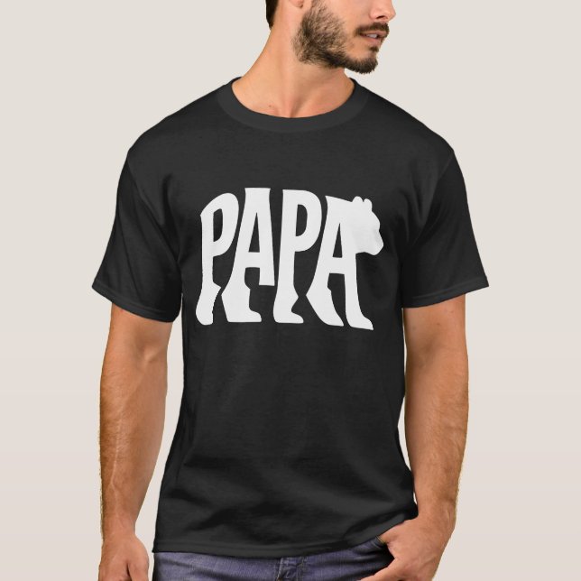 Papa Bear  T-Shirt (Front)