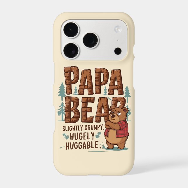 Papa Bear Vibes – Slightly Grumpy, Hugely Huggable (Back)