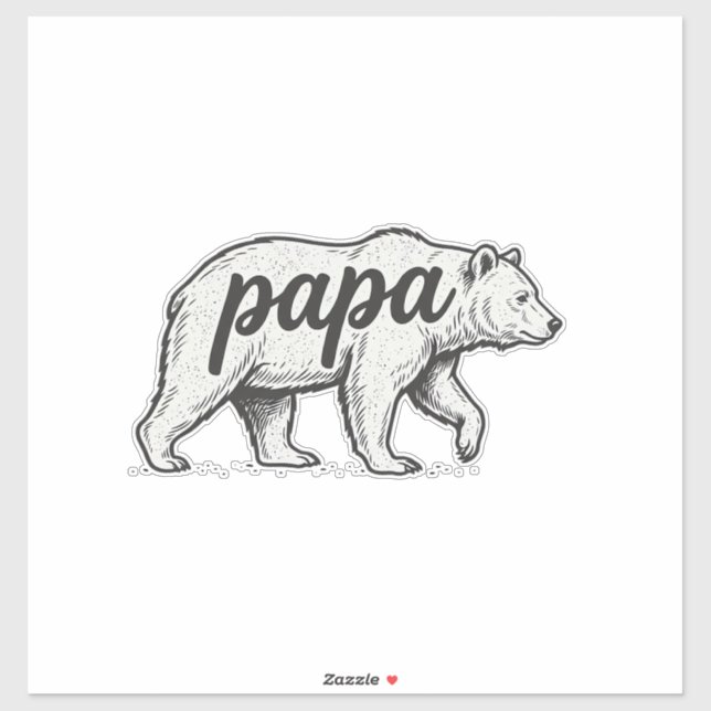 Papa Bear Vintage Engraving Vector Design_1 (Sheet)