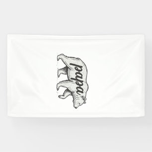 Papa Bear Vintage Engraving Vector Design_1 Banner