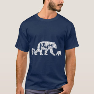 Papa Bear  with Three Cubs T-Shirt