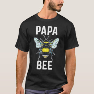 Papa Bee Honey Beekeeper Whisper Men Father Grandp T-Shirt