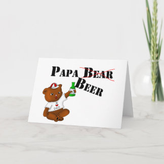 Papa Beer Card