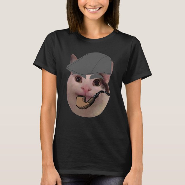 Papa Beluga Cat T-Shirt (Front)