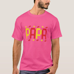 Papa Birthday Boy Master Builder Building Bricks B T-Shirt