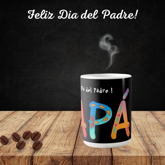 Papá Bold Geometric Boho Mug (Creator Uploaded)