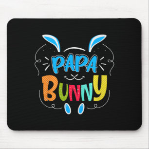 Papa Bunny Premium Tri-blend  Mouse Mat