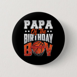Papa Bysketbyll Birthday Boy Family Byller B-day P 6 Cm Round Badge