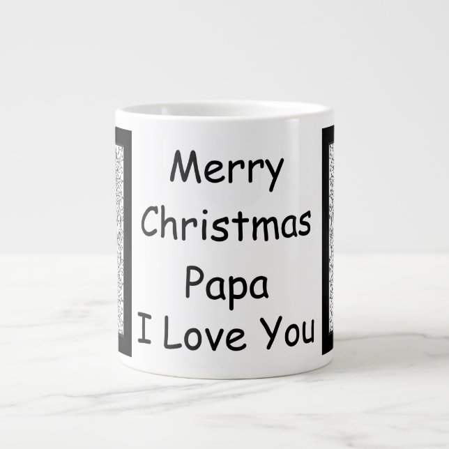 Papa Christmas Jumbo Mug (Front)