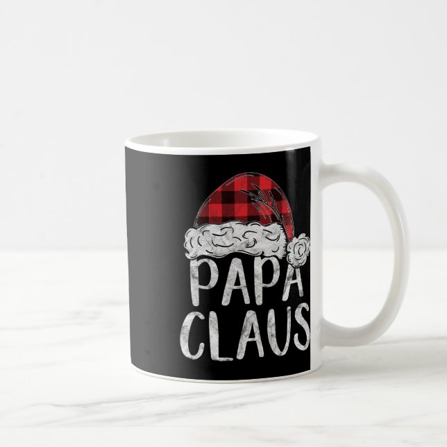 Papa Claus Christmas Costume Gift Santa Matching F Coffee Mug (Right)