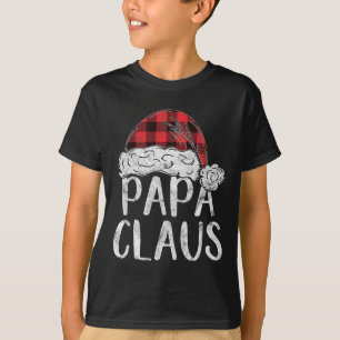 Papa Claus Christmas Costume Gift Santa Matching F T-Shirt