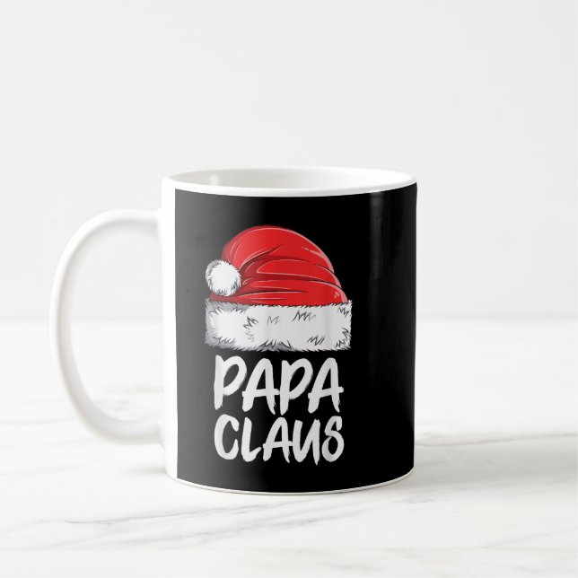 Papa Claus Christmas Grandpa Santa Xmas Matching F Coffee Mug (Left)