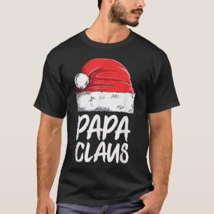 Papa Claus Christmas Grandpa Santa Xmas Matching F T-Shirt
