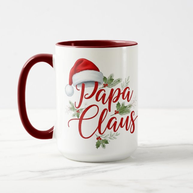 Papa Claus Mug (Left)