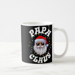 Papa Claus Santa Christmas Dad Family Matching Paj Coffee Mug
