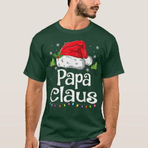 Papa Claus Shirt Christmas Pajama Family Matching 