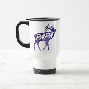 Papa Deer   Travel Mug