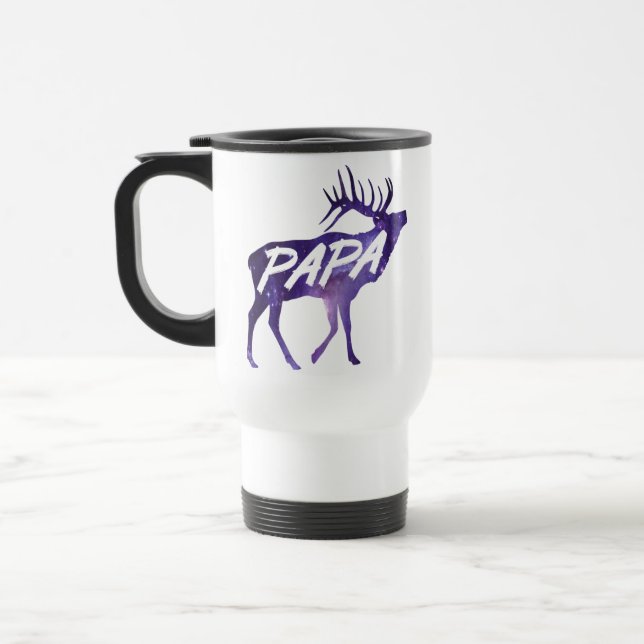 Papa Deer   Travel Mug (Left)