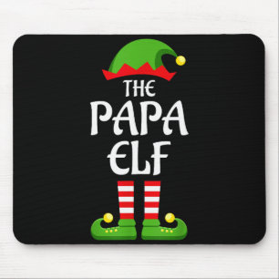 Papa Elf Family Matching Group Christmas Dad  Mouse Mat