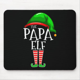 Papa Elf Family Matching Group Christmas Gift Gran Mouse Mat