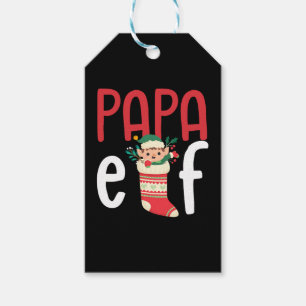 Papa Elf Gift Tags