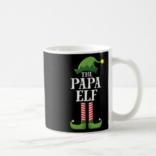 Papa Elf Shirt Matching Family Group Grandpa Dad C Coffee Mug