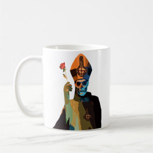 Papa Emeritus II/Secondo with Rose Coffee Mug