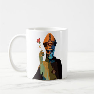 Papa Emeritus II/Secondo with Rose Coffee Mug