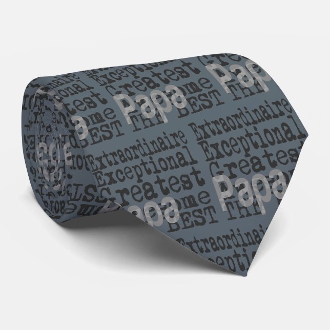 Papa Extraordinaire Tie (Rolled)