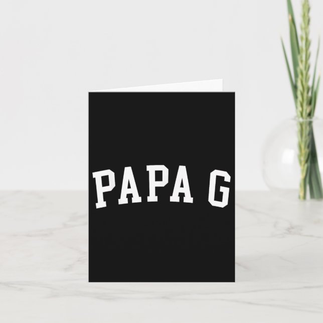 Papa G _2  Card (Front)
