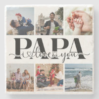 Papa I Love You Custom Photo Collage