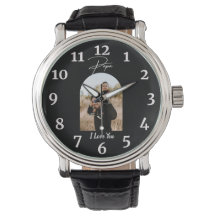 Papa I Love You Personalised Modern Photo