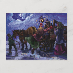 Papa is Home Postcard