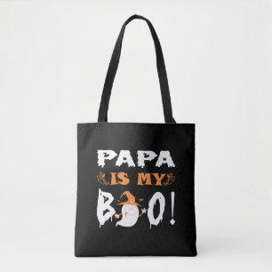 Papa Is My Boo Happy Halloween Tote Bag