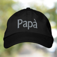 Papà Italian Dad embroidered cap
