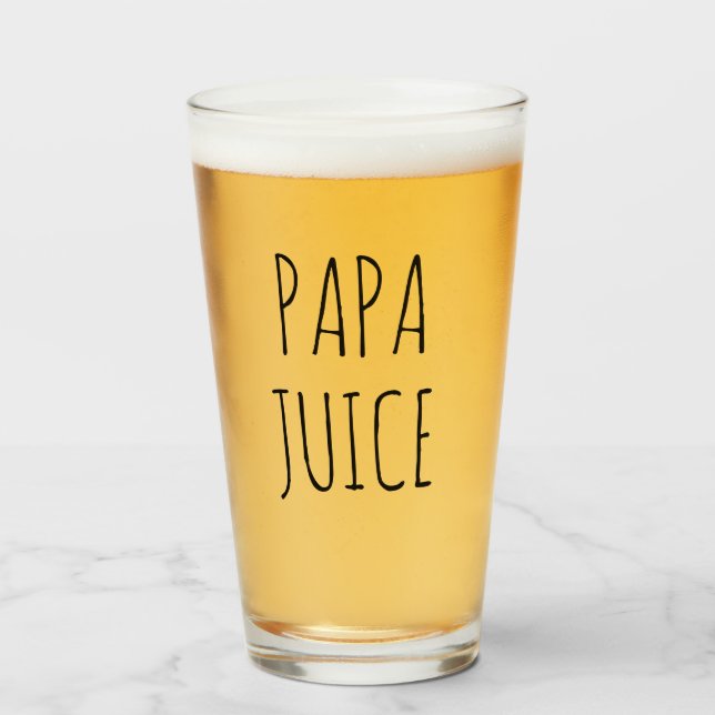 Papa Juice | Glass (Front Filled)