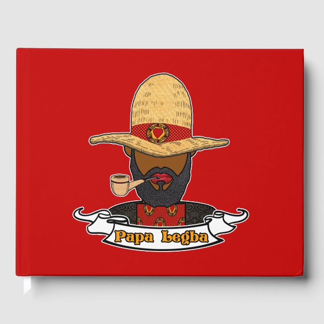 Papa Legba Portrait Guest Book (Front)