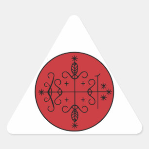 Papa Legba Veve Triangle Sticker