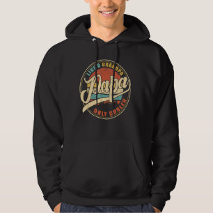 Papa Like A Grandpa Only Cooler Funny Dad Papa Def Hoodie