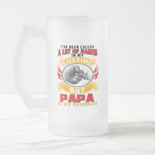 Papa Mug Coffee Tea Beer Cup Funny Gifts for Men
