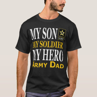 Papa my hero army dad Hot T-shirt