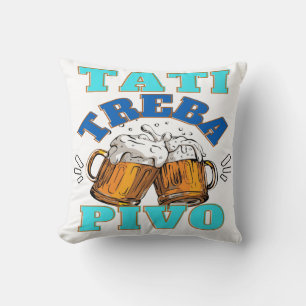 Papa Needs beer Cushion