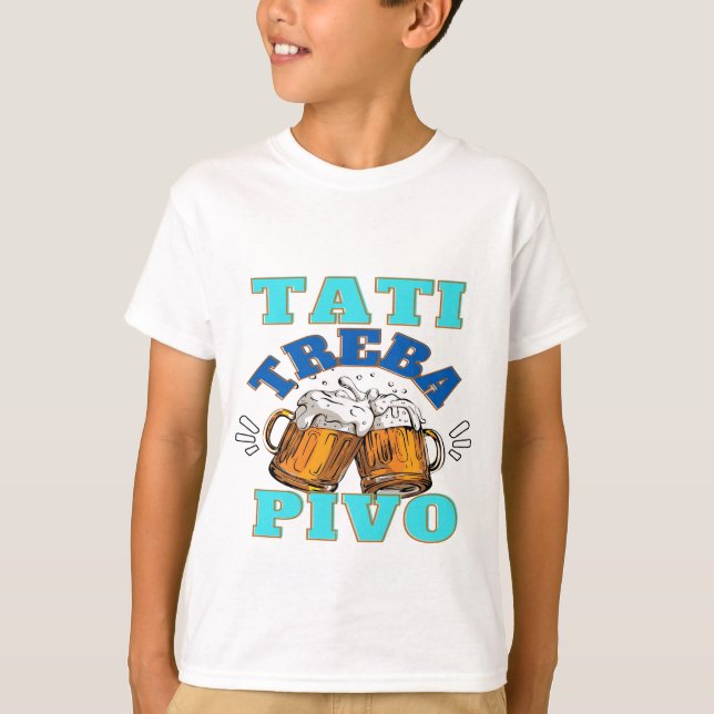 Papa Needs beer T-Shirt (Front)