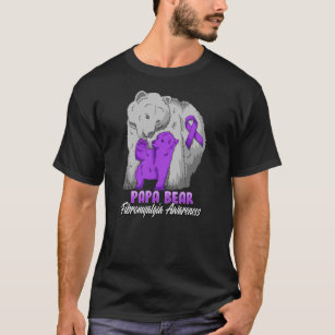 Papa of a Child with Fibromyalgia Related Papa T-Shirt