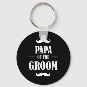 Papa Of The Groom T Shirt Funny Wedding Bachelor P Key Ring