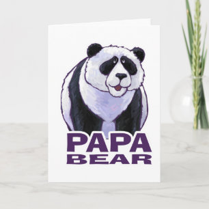 Papa Panda Bear Card