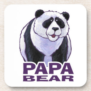 Papa Panda Bear Coaster
