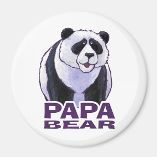 Papa Panda Bear Magnet
